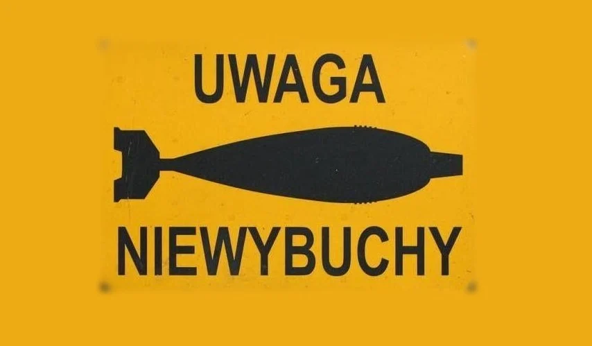 Przy ulicy Leśnej w Chorzowie, w pobliżu skupu surowców wtórnych, wykryto niewybuch