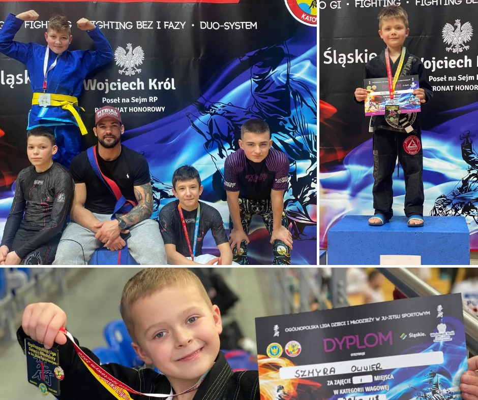 23 medale dla Chorzowa podczas zawodów Ogólnopolskiej Ligi Dzieci i Młodzieży w Jiu-Jitsu