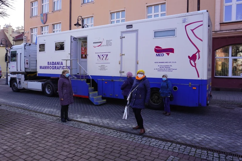 Bezpłatne badania mammograficzne na żorskim Rynku