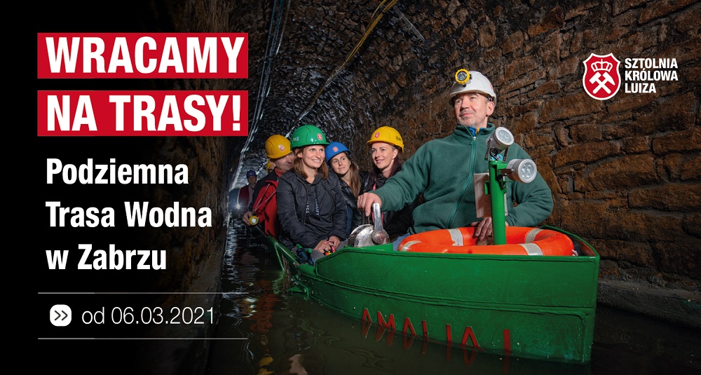 Podziemna trasa wodna znów otwarta. Sztolnia Królowa Luiza zaprasza