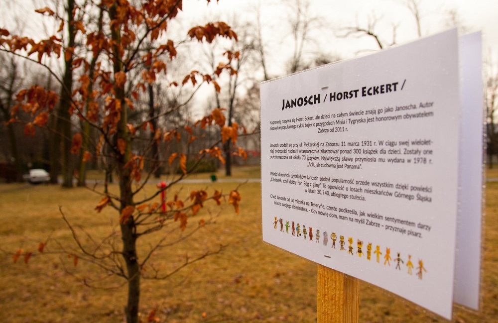 W parku hutniczym zasadzono buk nazwany na cześć Janoscha