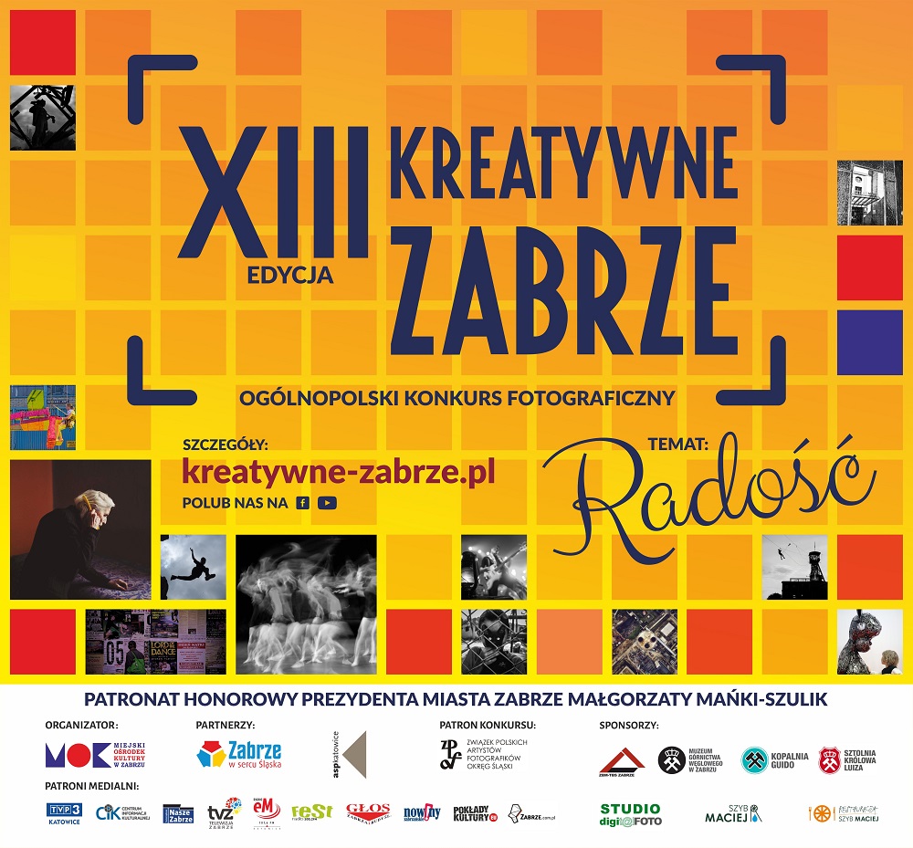 XIII ogólnopolski konkurs fotograficzny  Kreatywne Zabrze „Radość”