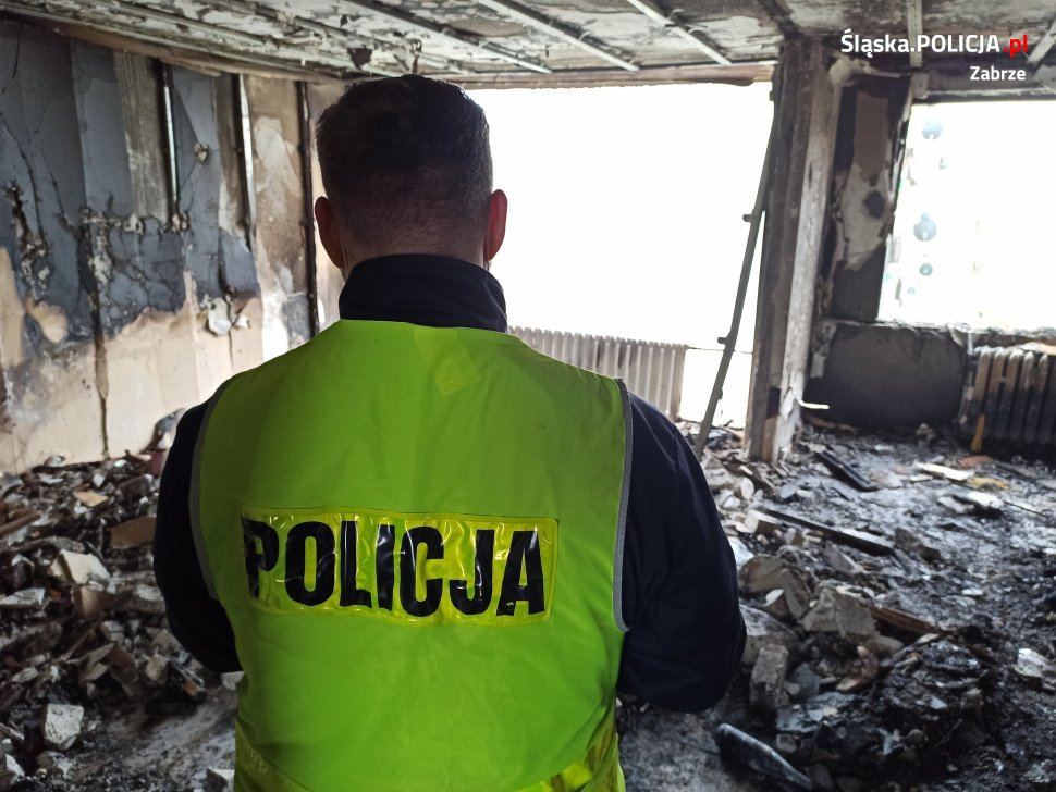 Policjanci wyjaśniają przyczyny wybuchu gazu