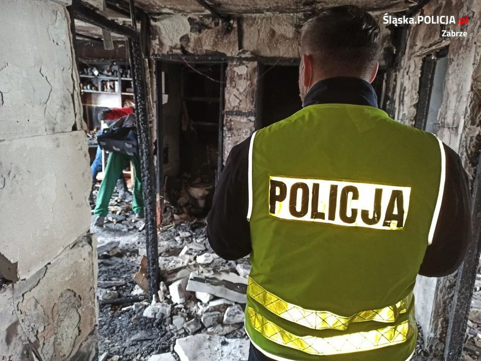 Policjanci wyjaśniają przyczyny wybuchu gazu