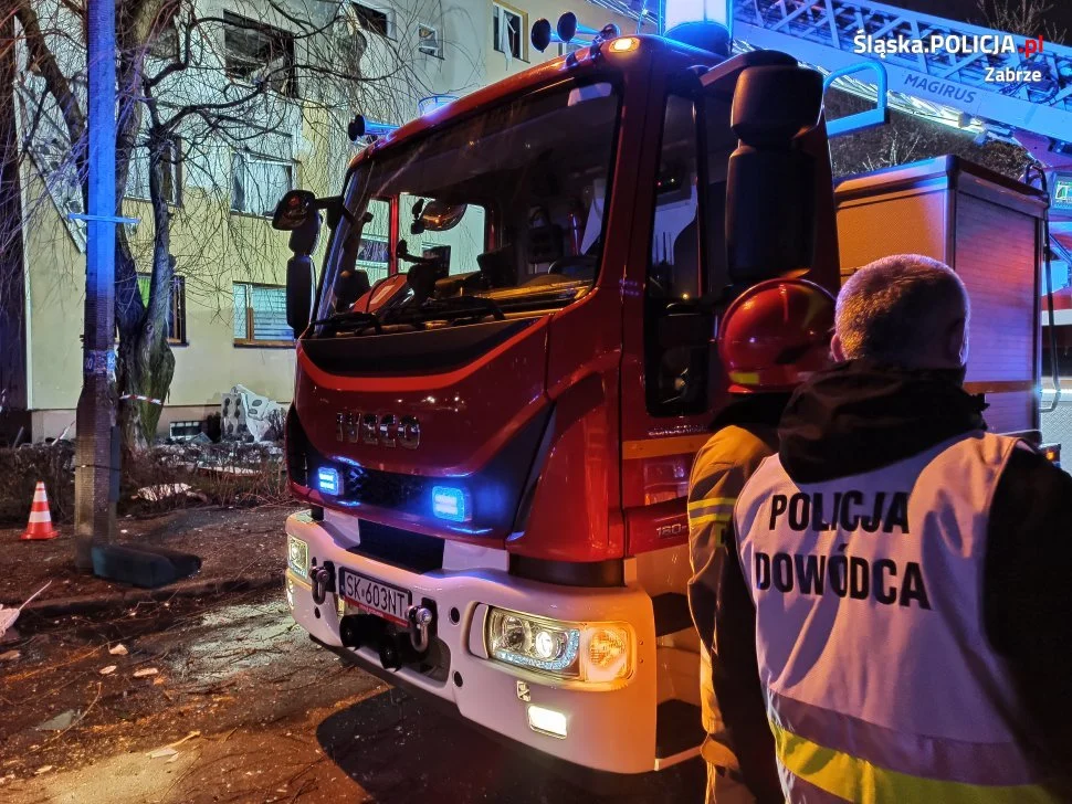Policjanci wyjaśniają przyczyny wybuchu gazu