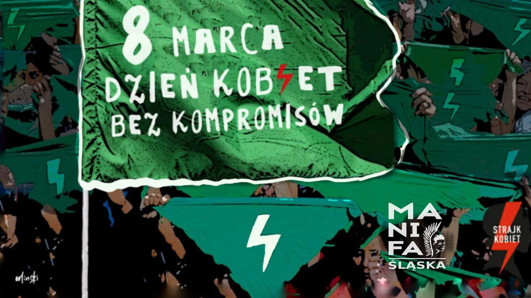 Wielka manifestacja w Katowicach. To Dzień Kobiet 2021 z siostrą Rewolucją!