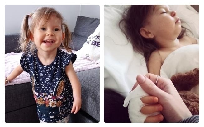 Wciąż trwa walka o sprawne rączki małej rudzianki!