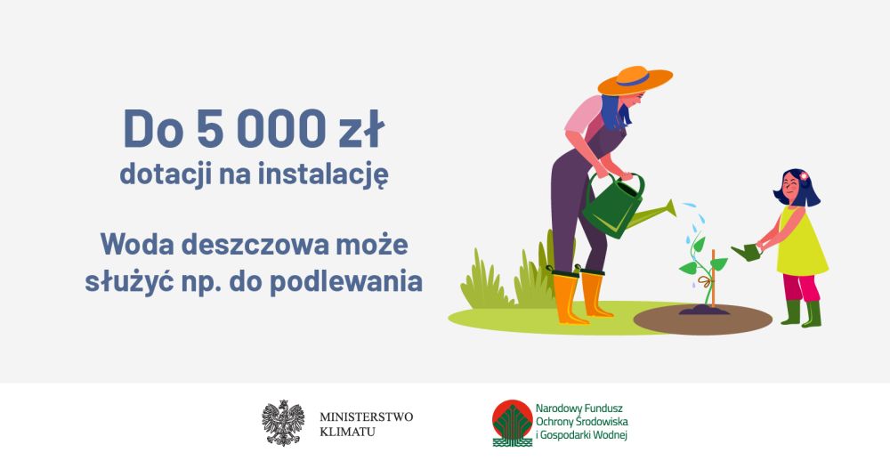 Program "Moja Woda" – dofinansowanie 5000 zł