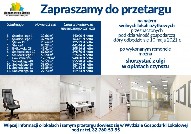 Przetargi na lokale użytkowe