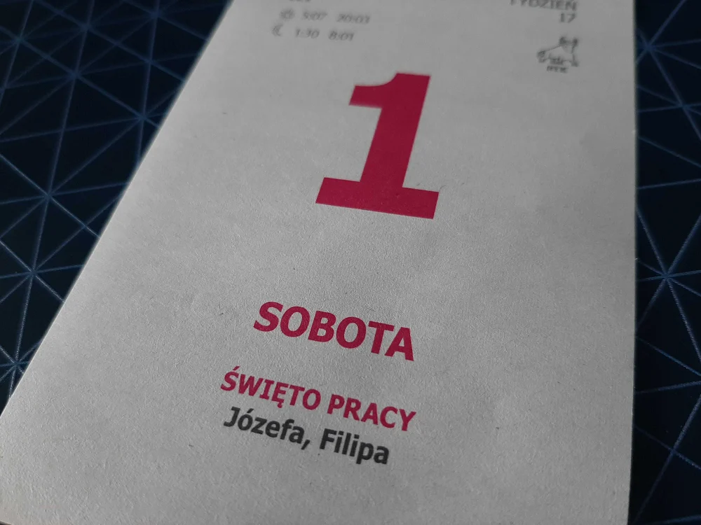 1 maja – Święto Pracy 2021 wypada w sobotę. Czy należy nam się dodatkowy dzień wolny?