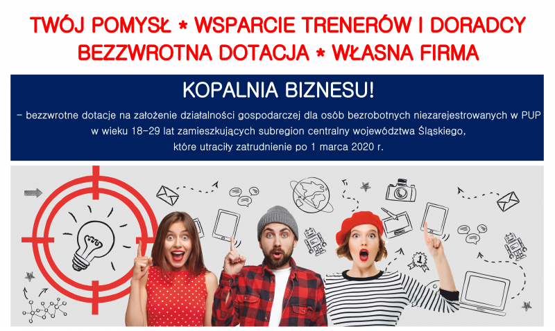 Bezzwrotne dotacje na założenie działalności