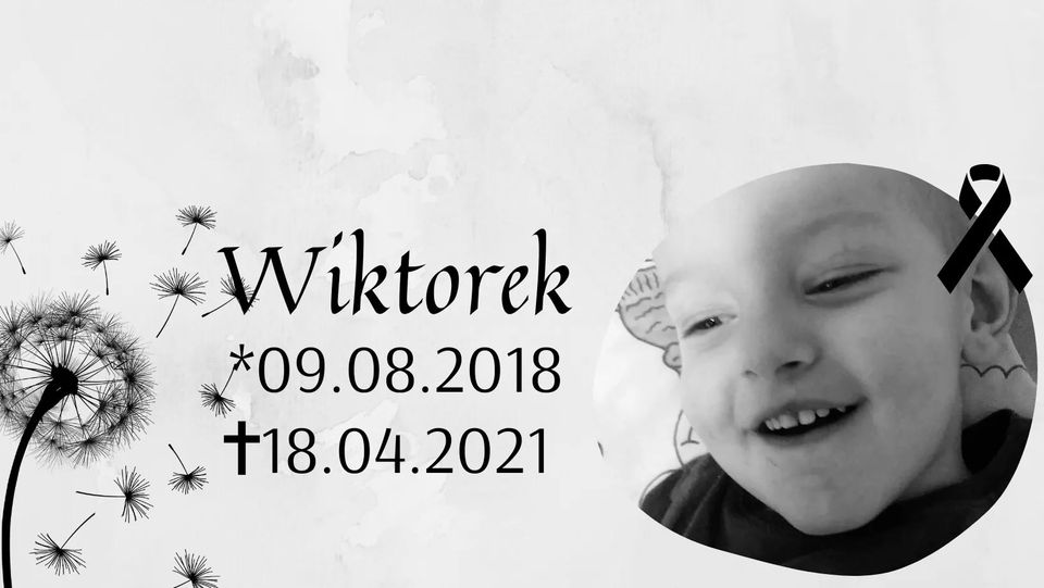 Zmarł Wiktorek Maresz. 2-latek przegrał walkę z rakiem