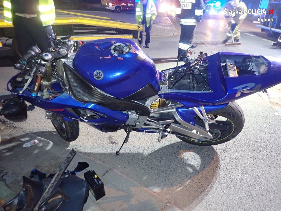 Niebezpieczna jazda pijanego motocyklisty