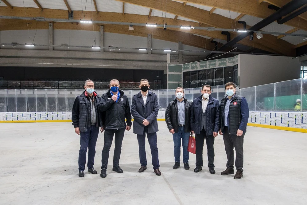 Zagraniczni goście zachwyceni nowym lodowiskiem w Bytomiu