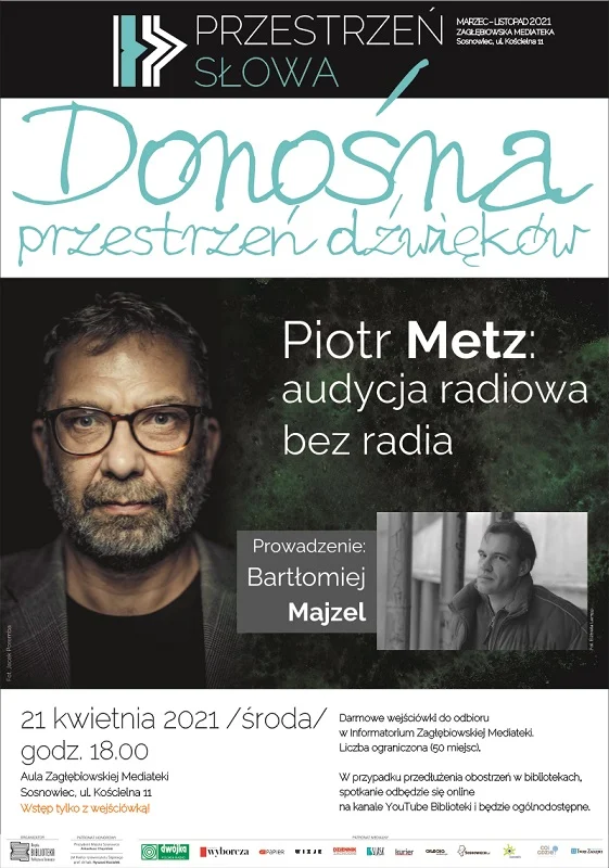 Spotkanie z Piotrem Metzem – trzecia odsłona Przestrzeni Słowa!
