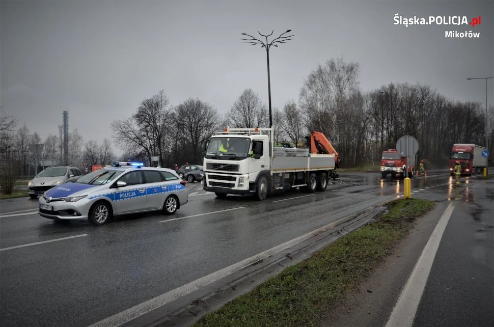 Wymusił pierwszeństwo na jednym z największych skrzyżowań w Mikołowie