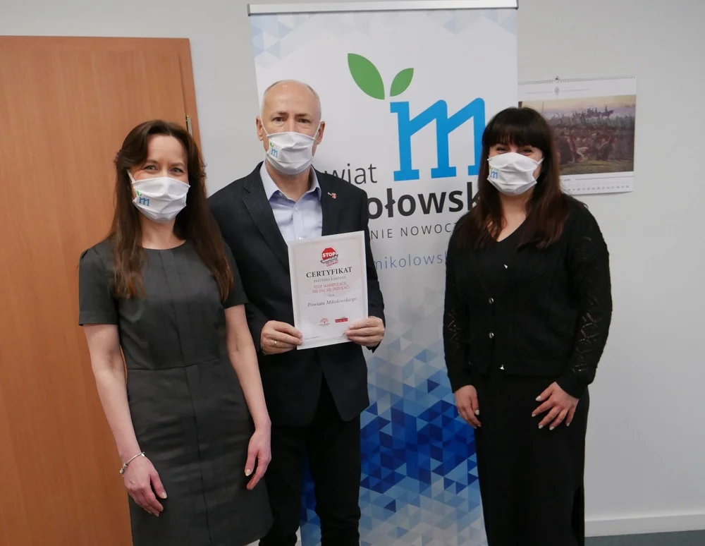 „Stop manipulacji - nie daj się oszukać!” - certyfikat ogólnopolskiej kampanii