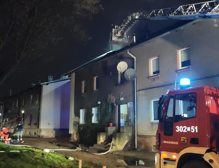 Pożar przy ul. Studziennej w Katowicach: Zginął 50-letni mężczyzna