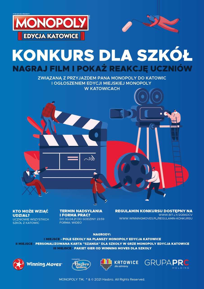 Monopoly Katowice - konkurs adresowany do młodych Katowiczan