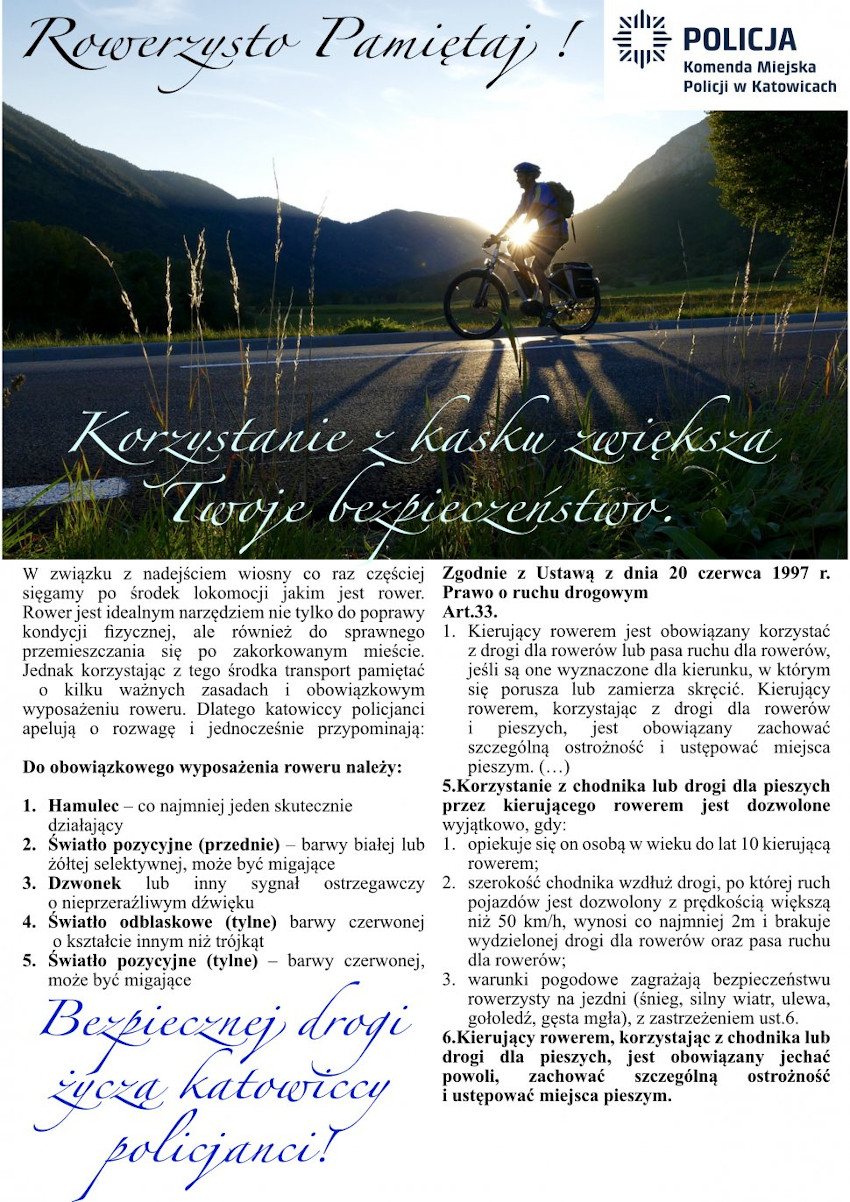 W trosce o bezpieczeństwo uczestników ruchu drogowego