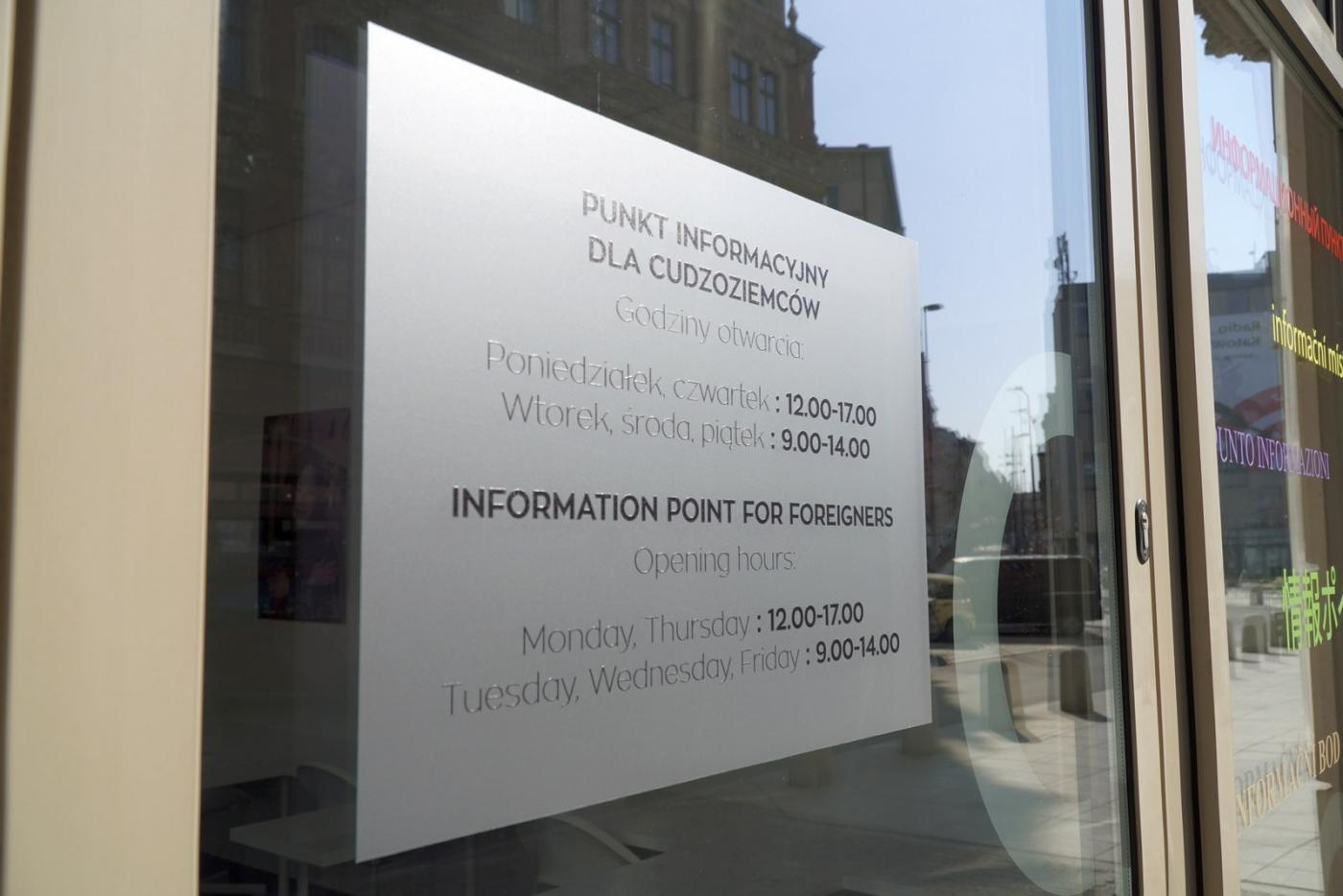 W Katowicach powstał punkt informacyjny dla cudzoziemców