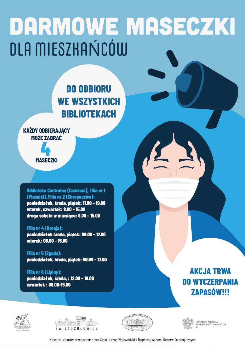 Darmowe maseczki dla mieszkańców Świętochłowic