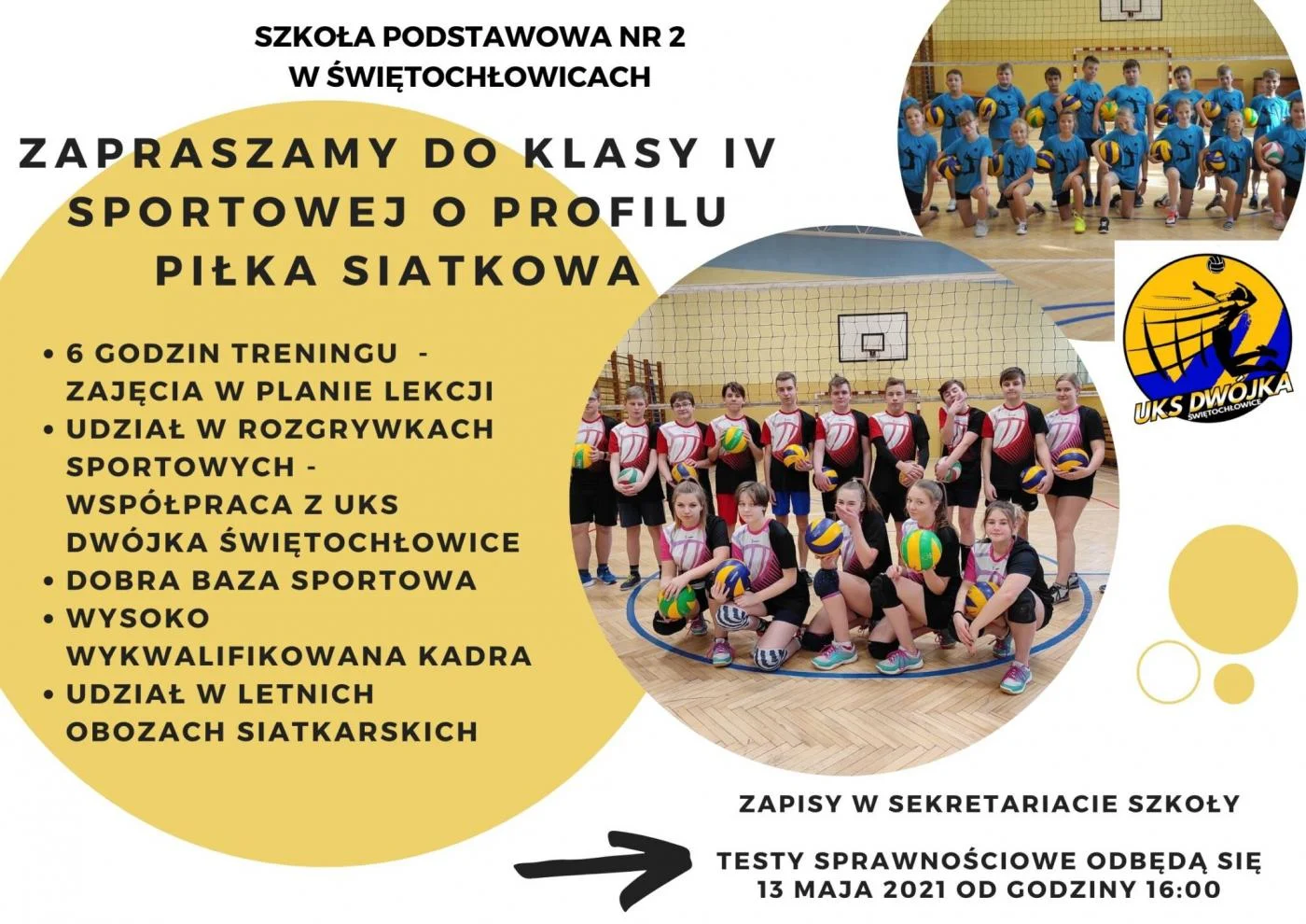 Kolejna klasa sportowa w SP nr 2 w Świętochłowicach