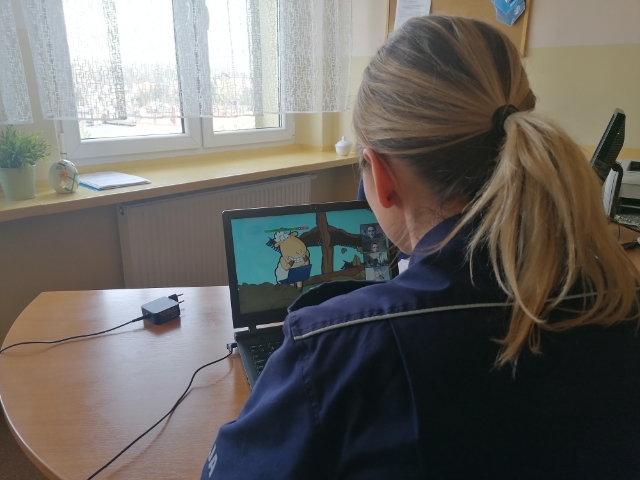 O cyberzagrożeniach z świętochłowicką młodzieżą podczas zdalnej prelekcji