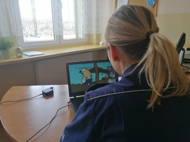 O cyberzagrożeniach z świętochłowicką młodzieżą podczas zdalnej prelekcji