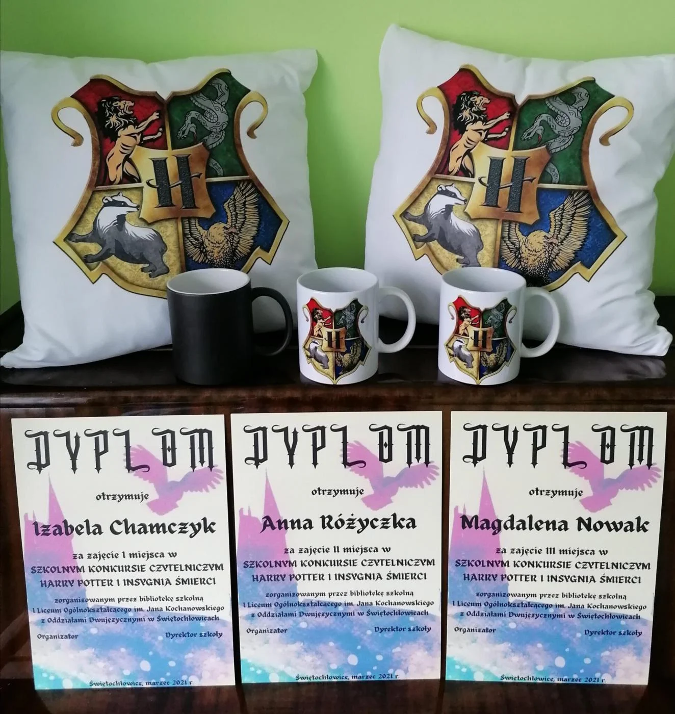 Konkurs czytelniczy w I LO w Świętochłowicach