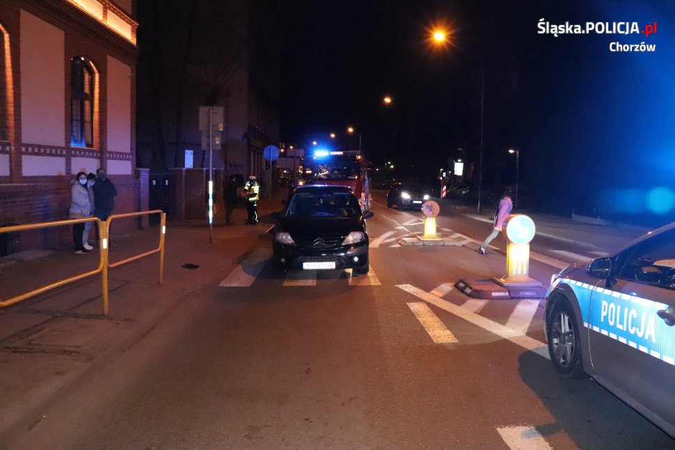 Groźny wypadek drogowy na oznakowanym przejściu dla pieszych