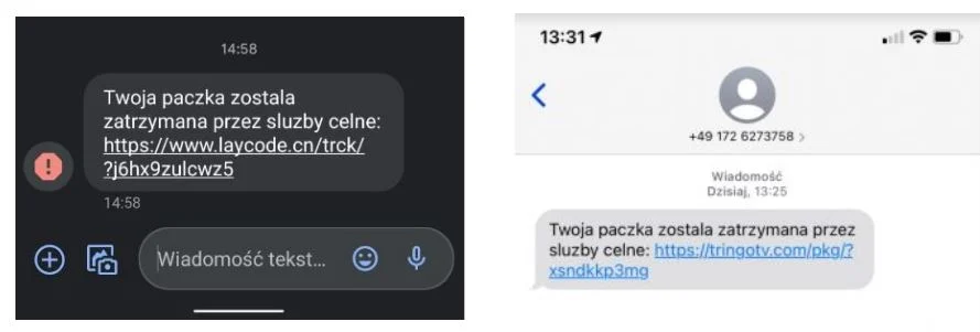 Uwaga na SMS "Twoja paczka została zatrzymana przez służby celne". To oszustwo!