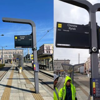 W Chorzowie zamontowano tablice Systemu Dynamicznej Informacji Pasażerskiej