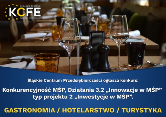 Szansa na dofinansowanie dla firmy z branży turystycznej lub gastronomicznej