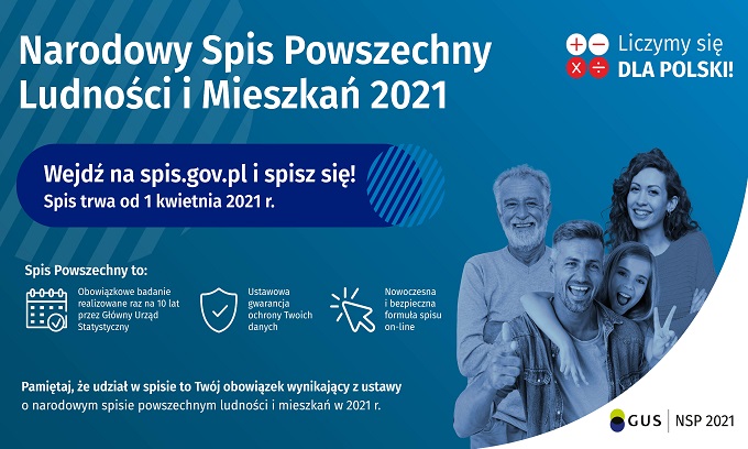 Trwa Narodowy Spis Powszechny Ludności i Mieszkań 2021