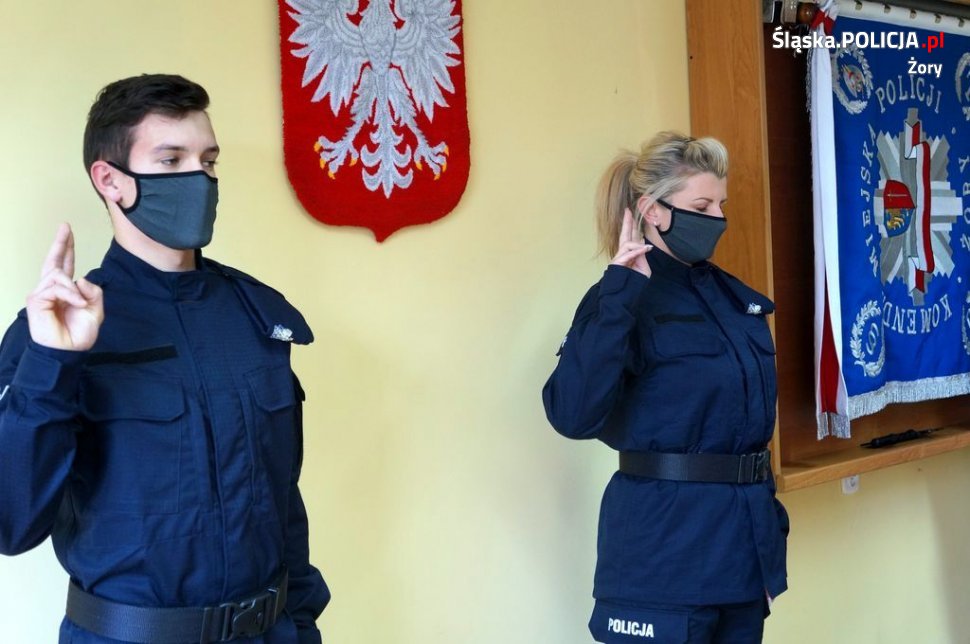 Uroczyste ślubowanie w żorskiej komendzie