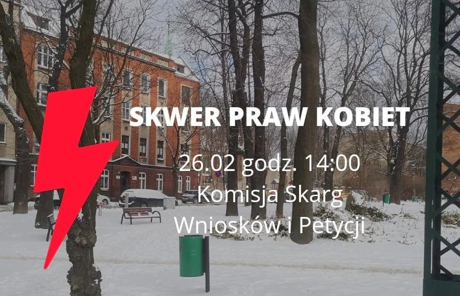 Zabrze: Skweru „Praw Kobiet” nie będzie