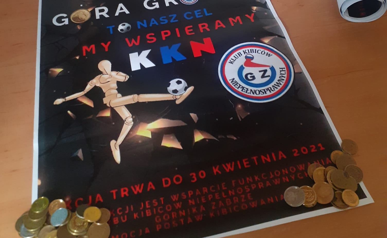 „Góra Grosza” dla niepełnosprawnych kibiców Górnika Zabrze