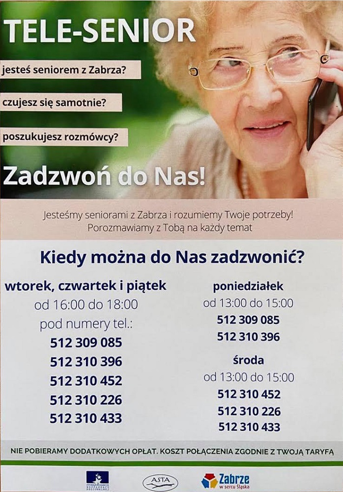 “Tele-Senior” – seniorzy wyciągają pomocną dłoń