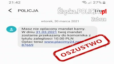 Uwaga na fałszywe SMS-y! Oszuści wciąż atakują