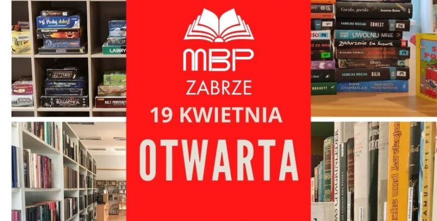 Od 19 kwietnia wybrane filie Miejskiej Biblioteki Publicznej są otwarte