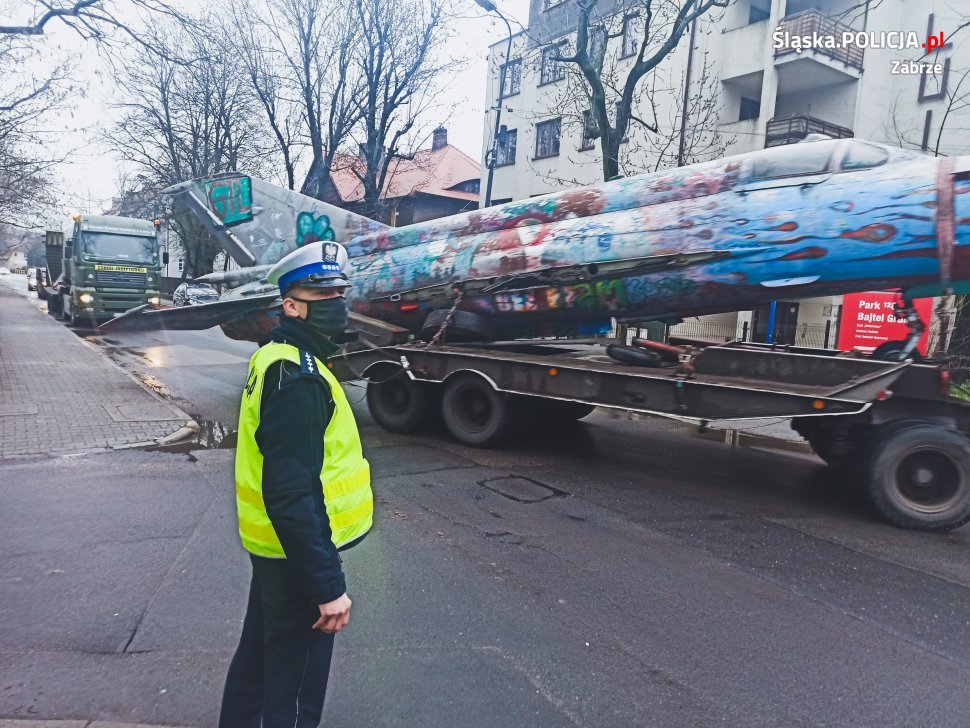 Do zabrzańskiego muzeum trafił dawny wojskowy myśliwiec MIG-21