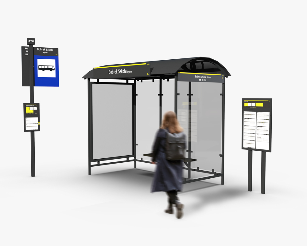 Nowy wzór informacji przystankowej. Będzie bardziej czytelna i widoczna z daleka