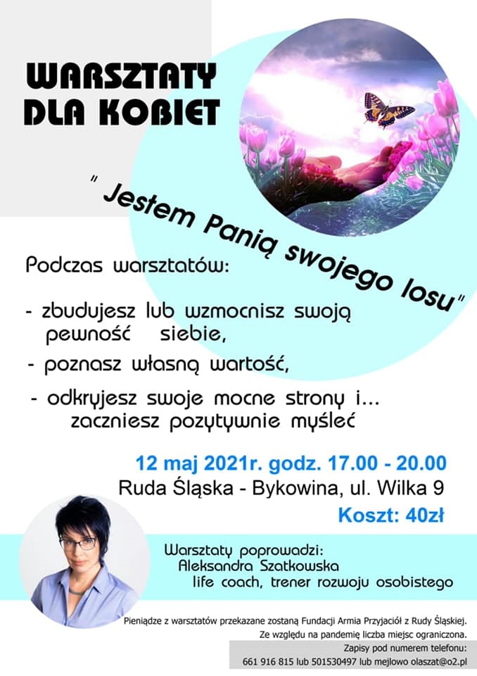 Warsztaty dla kobiet "Jestem Panią swego losu"