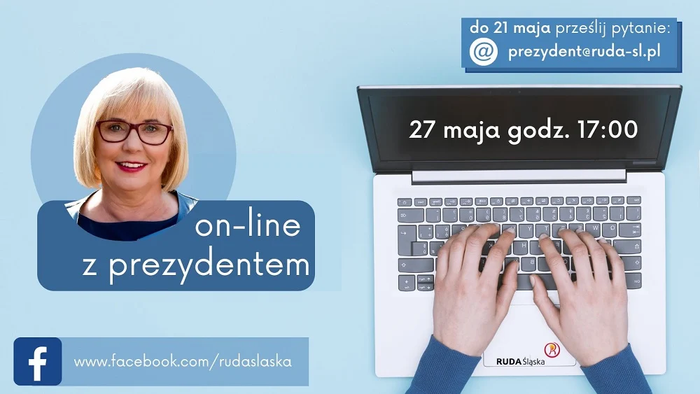 Najbliższe spotkanie on-line z władzami Rudy Śląskiej odbędzie się 27 maja!