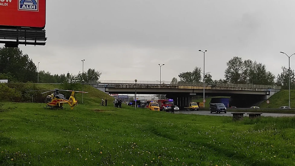 Ogromne korki! Zablokowany wiadukt w Chebziu i śmiertelny wypadek na DTŚ