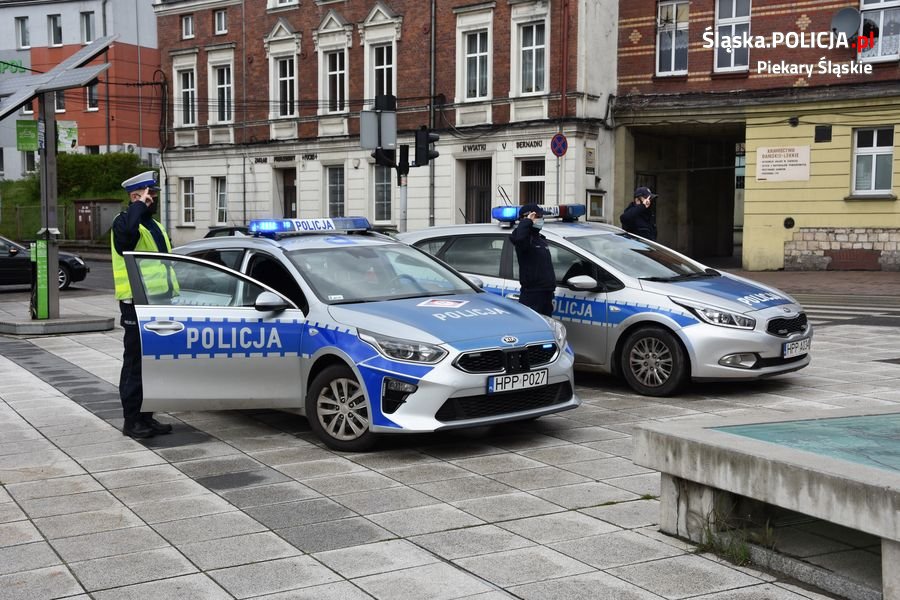 Piekarscy policjanci oddali hołd zastrzelonemu koledze