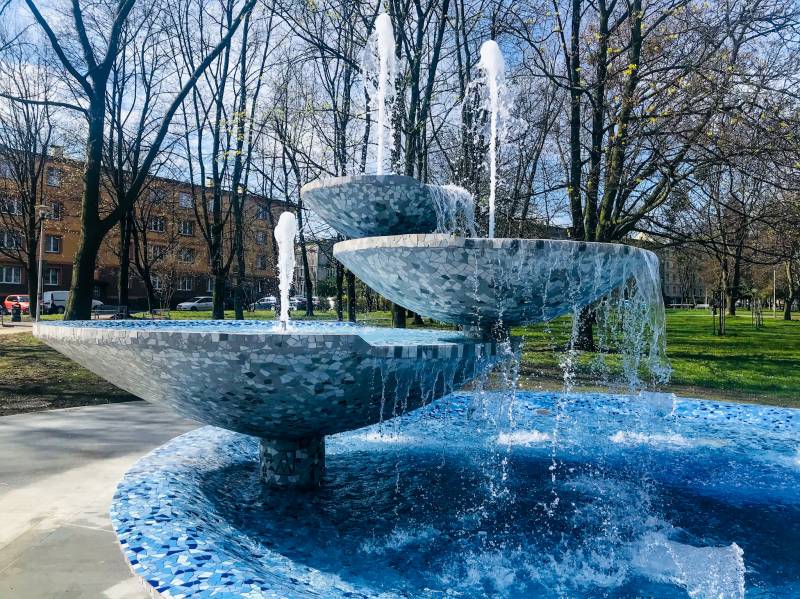 Fontanna w Parku Niedźwiadków już działa