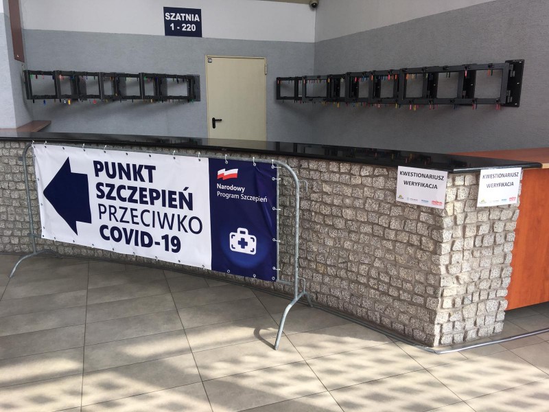 Od 4 maja Punkt Szczepień Powszechnych w hali widowiskowo-sportowej