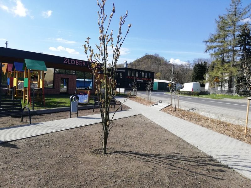 Nowy skwer w Niedobczycach